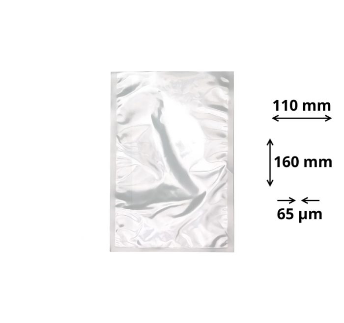 Vakumska vreća 110х160 mm, 65 µm 200 kom