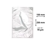 Vakumske vreće 150×250 mm, 70 µm, 100 kom