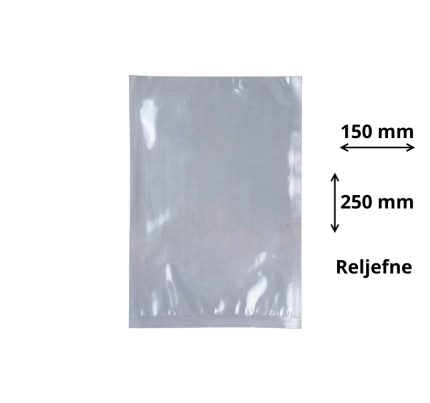 Reljefne vakuumske vrećice 150×250 mm 105 µm 100 kom