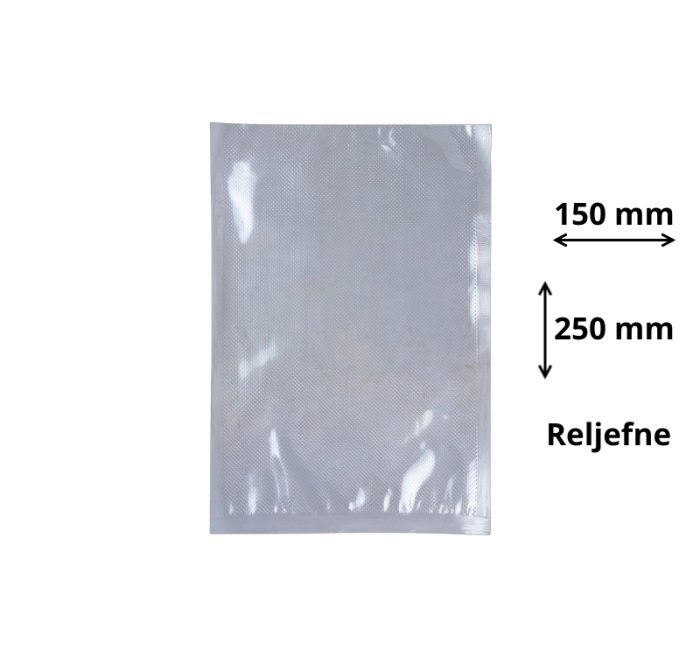 Reljefne vakuumske vrećice 150×250 mm 105 µm 100 kom