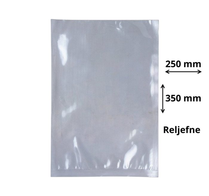 Reljefne vakuumske vrećice 250×350 mm 105 µm 100 kom