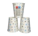 Čaša papirnata 240 (280) ml d=90 mm 1-slojna zvezde 50 kom