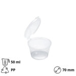 Posuda za umake sa poklopcem PP 30 ml 200 kom