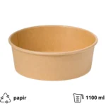 Papirnata posuda 1300 ml d=185 mm kraft, bez poklopca 50 kom