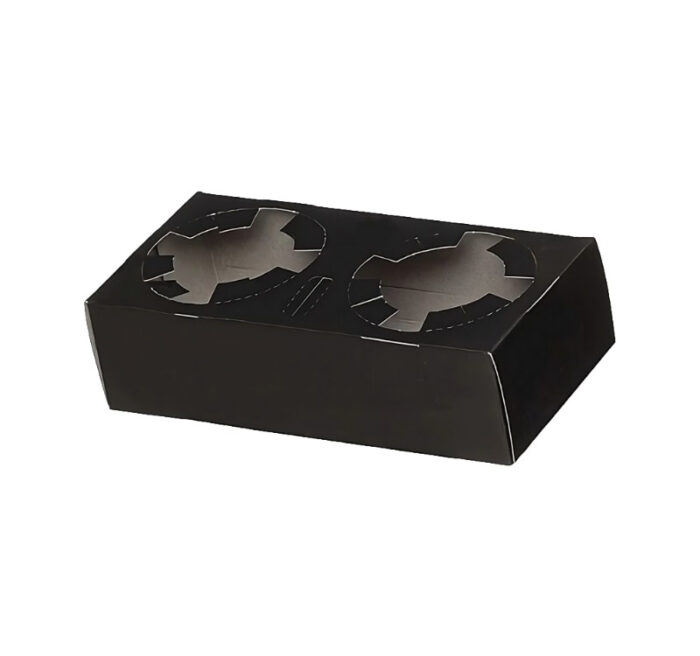 Držač za 2 čaše 19x10x4.5 cm crna 50 kom